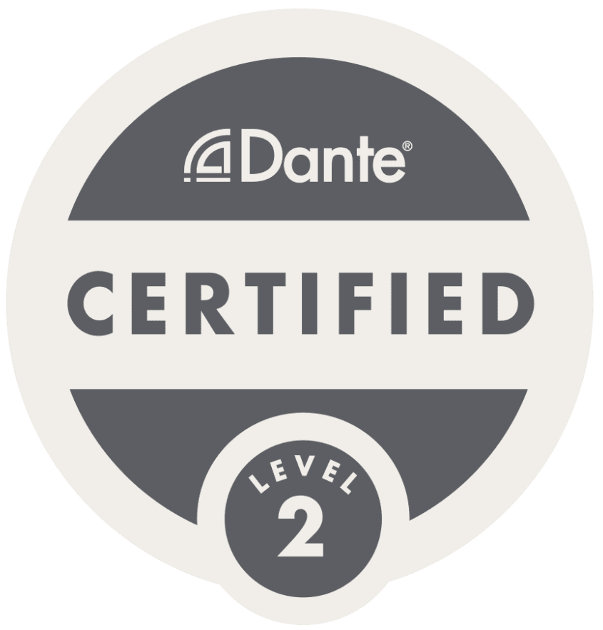 Audinate Dante Certified - Level 2